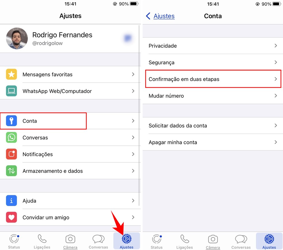 Proteção Contra Clonagem de Contas - inspiração 2