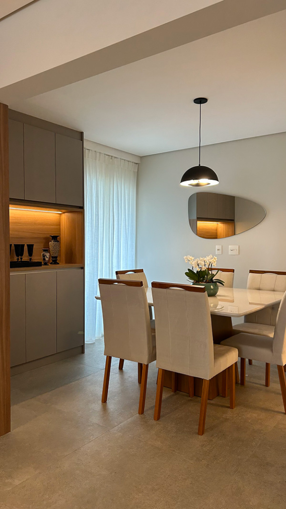 Qual espelho escolher para realçar a sala? - inspiração 1