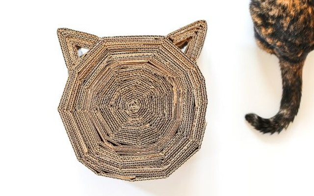 Arranhador Enrolado em Espiral: Design Diferenciado - inspiração 1