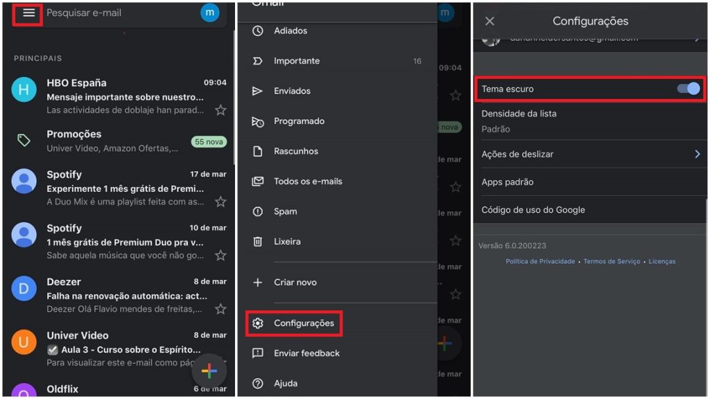 Modo Noturno Nativo: Onde Ele Vive no Seu Celular? - inspiração 2