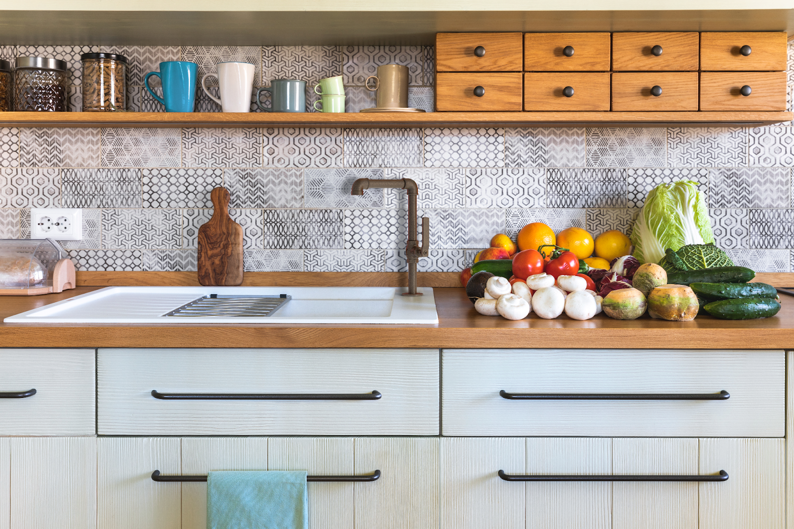 A Base Perfeita: Cores e Revestimentos que Evocam o Campo - inspiração 2