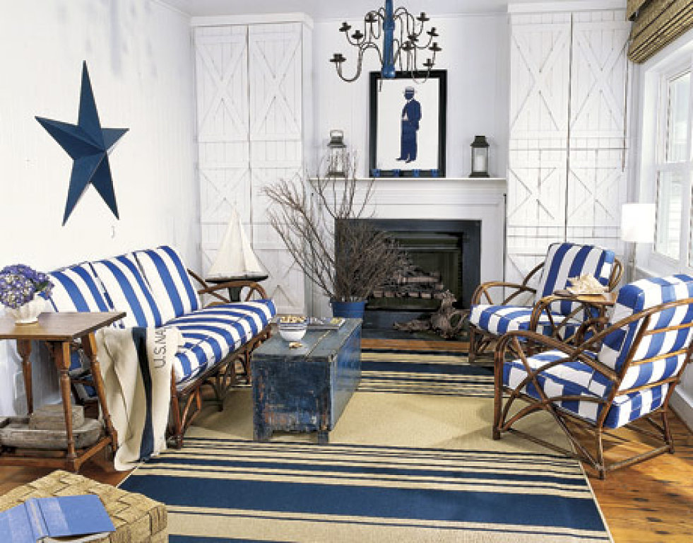 Azul Marinho e Branco: A Dupla Imbatível da Decoração Navy - inspiração 1
