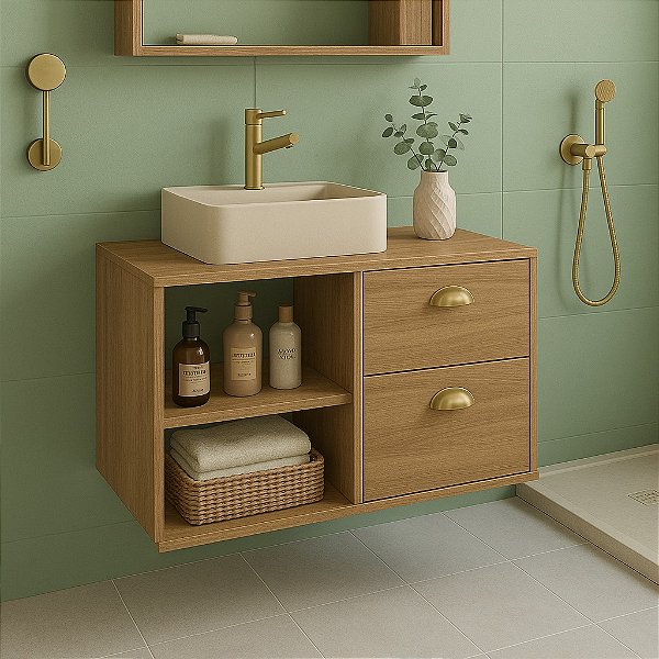 O Poder do Design: Como o Gabinete Suspenso Transforma o Visual - inspiração 1