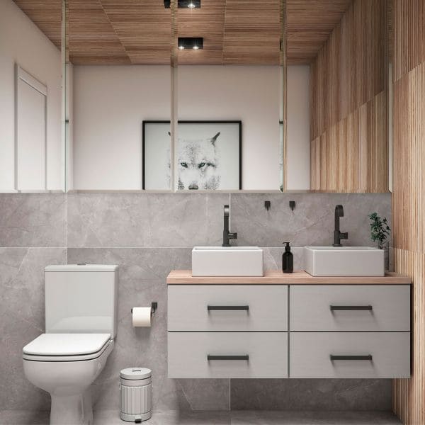 Revestimentos que Falam por Si: Textura e Discrição - inspiração 1