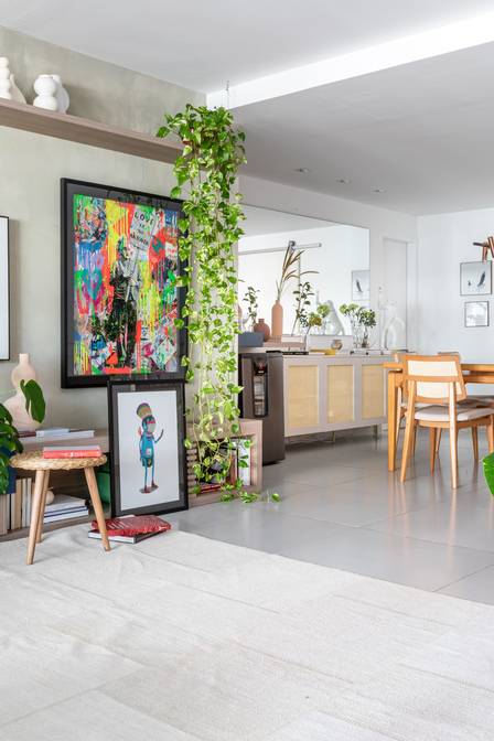 Por Que Usar Um Quadro Apoiado no Chão? - inspiração 1