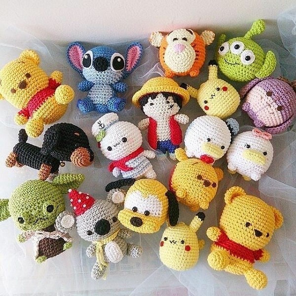 Cores e Combinações: Criando Amigurumis Atraentes - inspiração 1