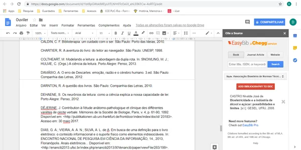 Trabalhos Acadêmicos e Livros: O Bê-a-bá da Citação Correta - inspiração 2