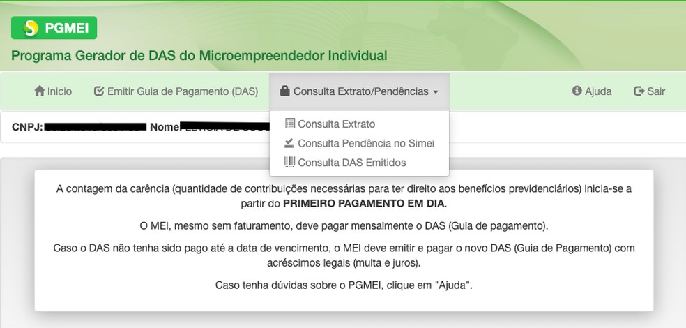Preenchendo o Formulário de Solicitação de Parcelamento - inspiração 1