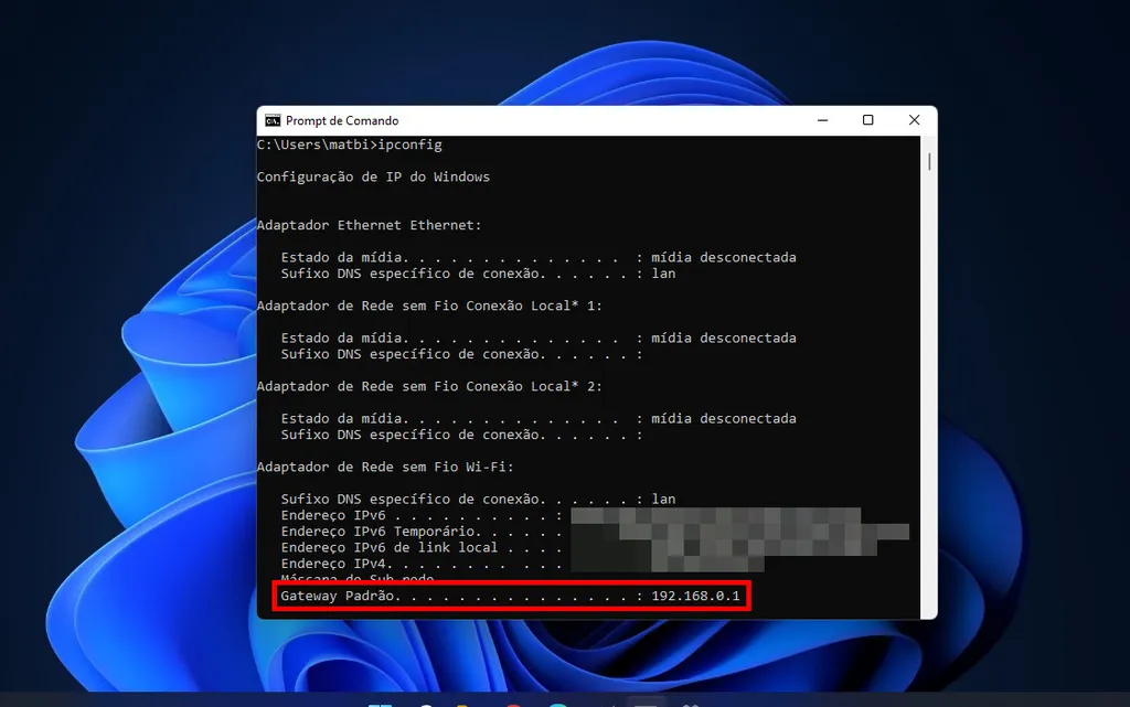 Verificando o IP do Roteador nas Configurações de Rede (Linux) - inspiração 1