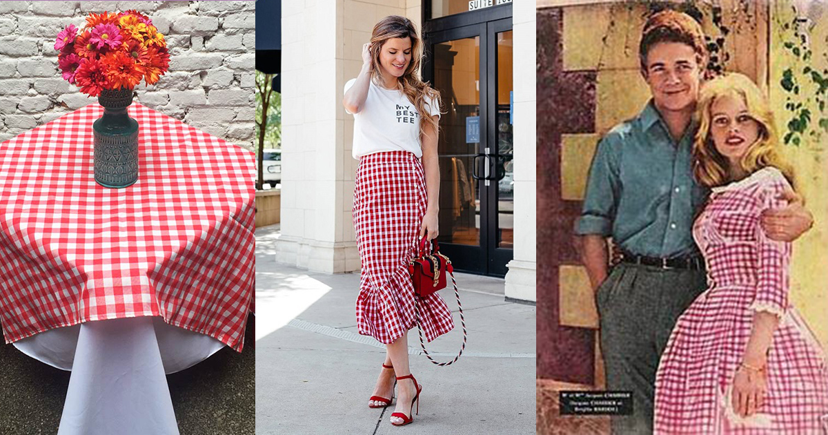 Saias Vichy: Combinando Delicadeza e Atitude - inspiração 1