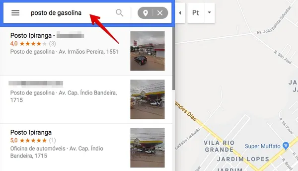 Explore o mapa para identificar opções próximas - inspiração 1