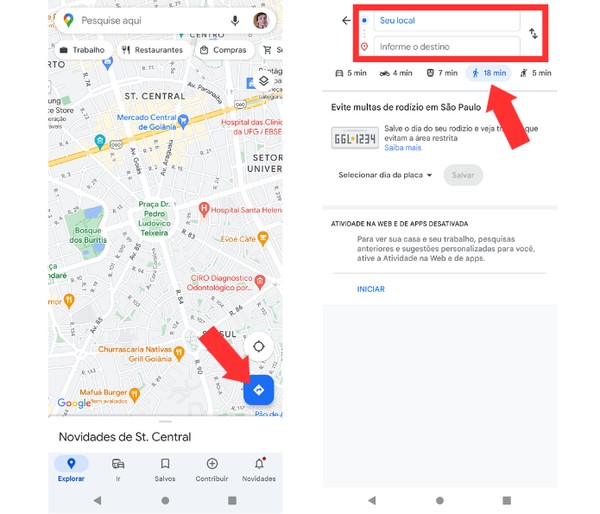 Como Salvar Uma Rota para Uso Offline no Google Maps - inspiração 2