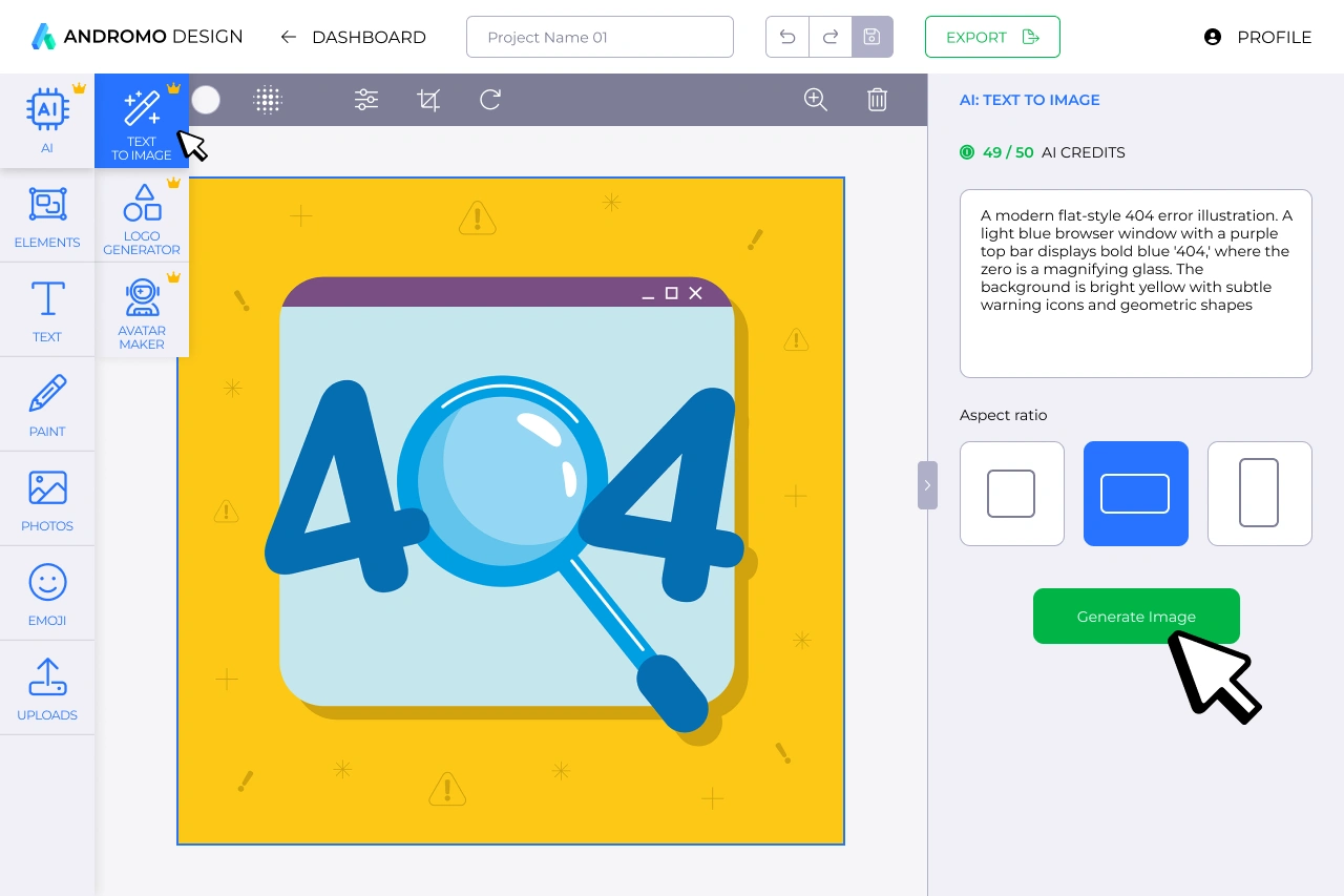 IA na Criação de Conteúdo Engajador para a Página de Erro - inspiração 2