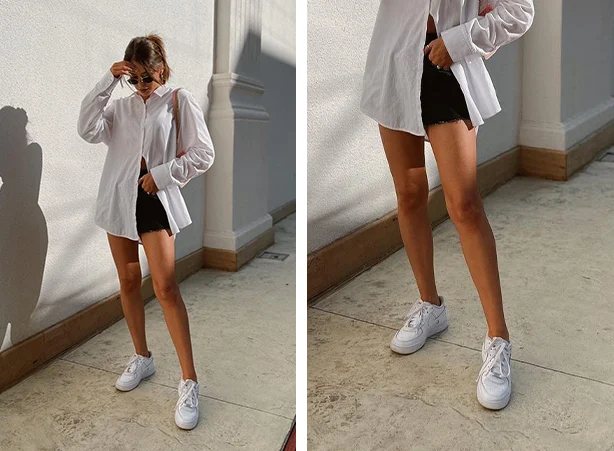 Calça Pantalona com Tênis Branco: Conforto que Impõe Respeito - inspiração 1