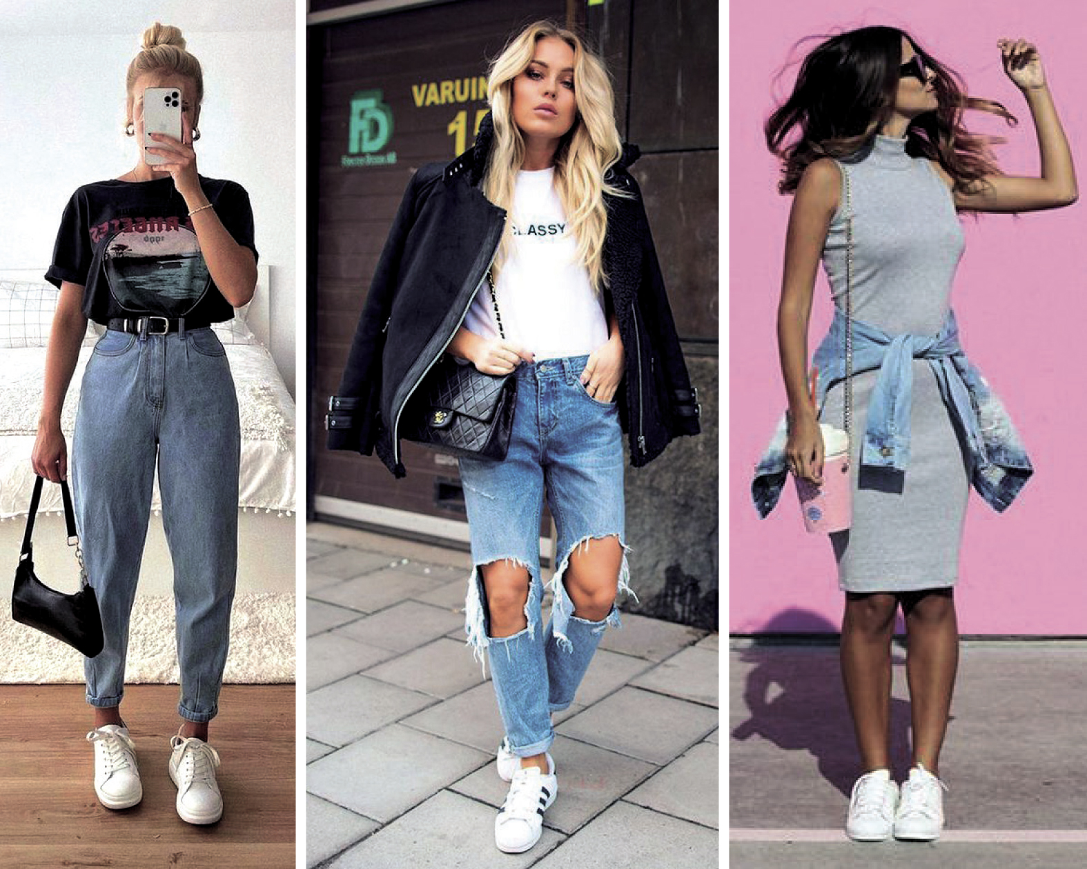 Calça Pantalona com Tênis Branco: Conforto que Impõe Respeito - inspiração 2