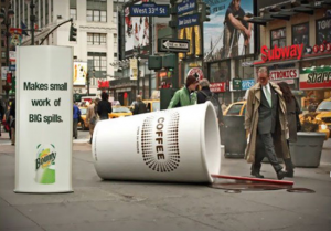 Ativações em Lugares de Grande Fluxo, Mas com Abordagem Sutil - inspiração 1