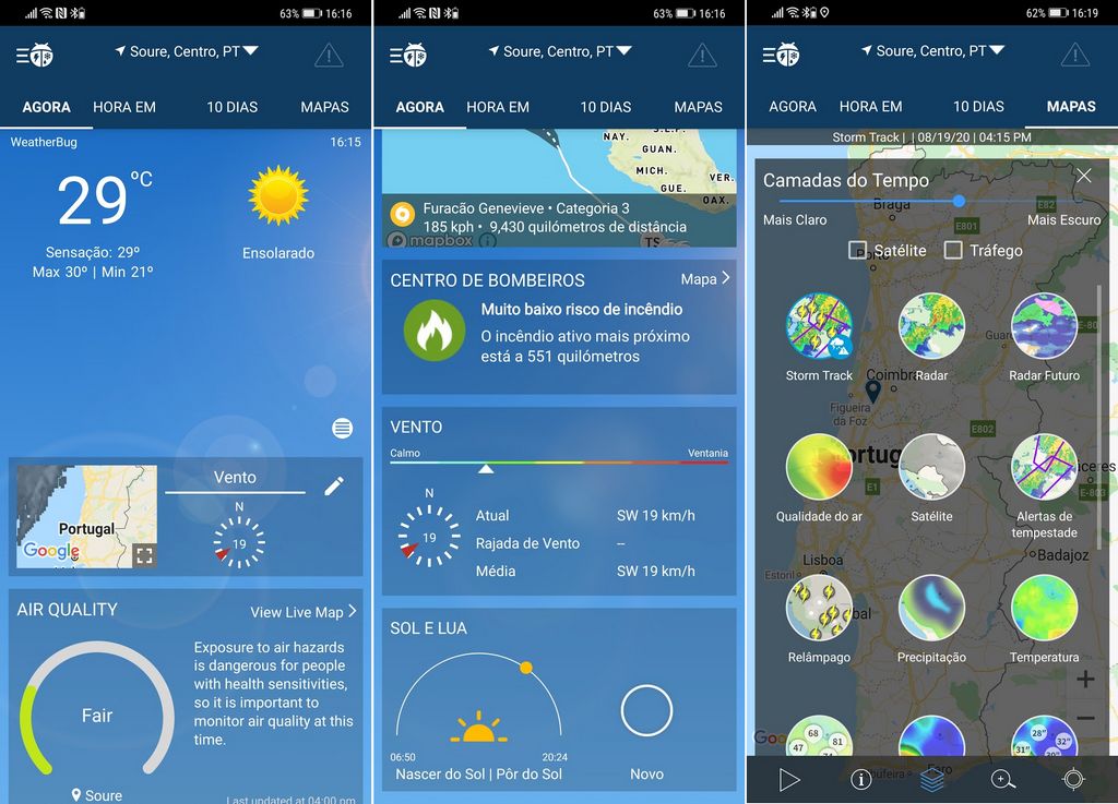 Google Weather: Integrado e Acessível - inspiração 2