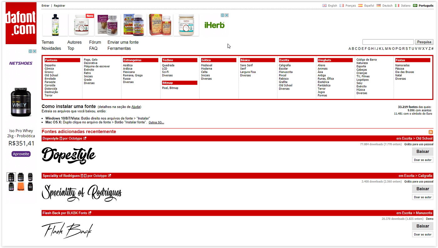 1001 Free Fonts: O Nome Já Diz Tudo, Mas Verifique a Licença - inspiração 2