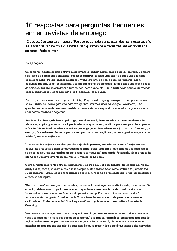 Qual seu maior defeito? Transformando fraquezas em oportunidades - inspiração 2