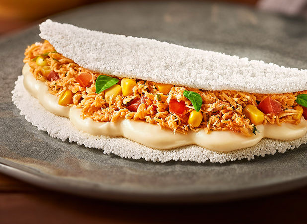 Homus com Legumes Crocantes (Pimentão, Cebola Roxa): Texturas Incríveis - inspiração 1