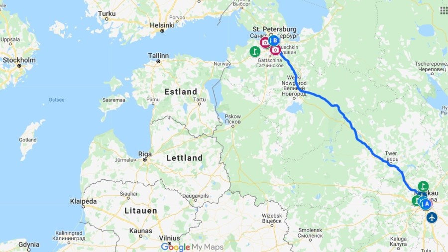 A Magia de São Petersburgo: Palácios e Canals - inspiração 1