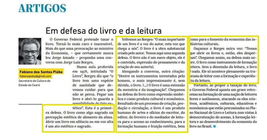 principais erros ao escrever artigo de opinião