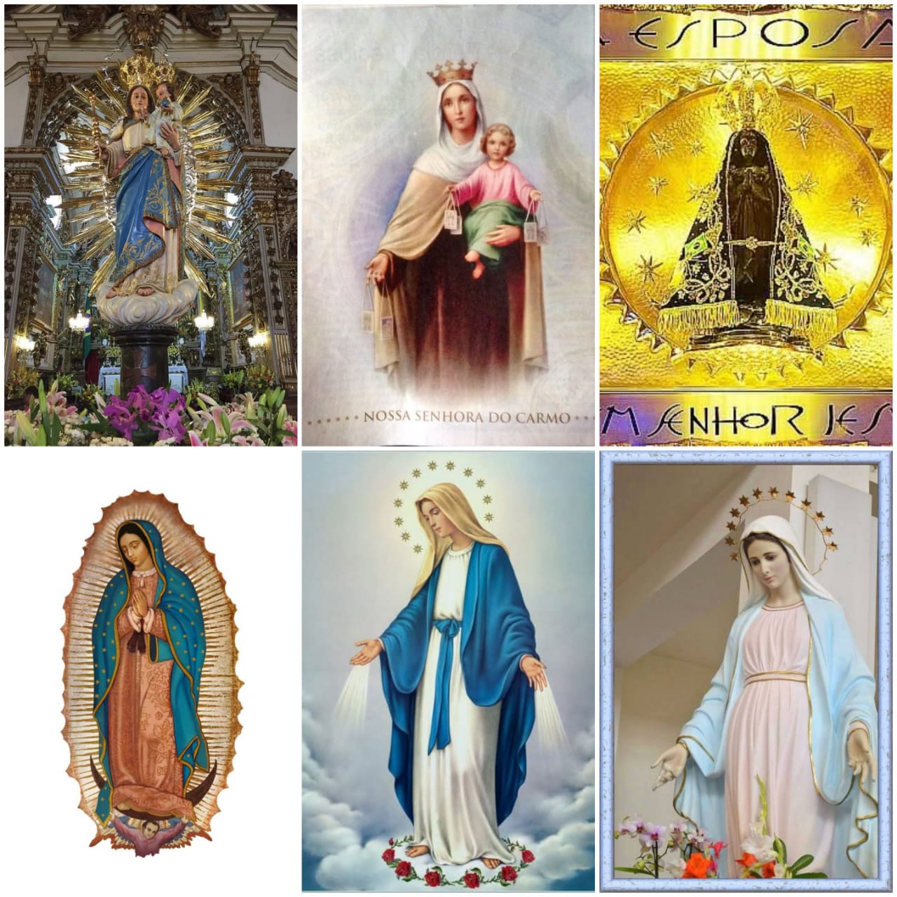 origem dos nomes de Nossa Senhora