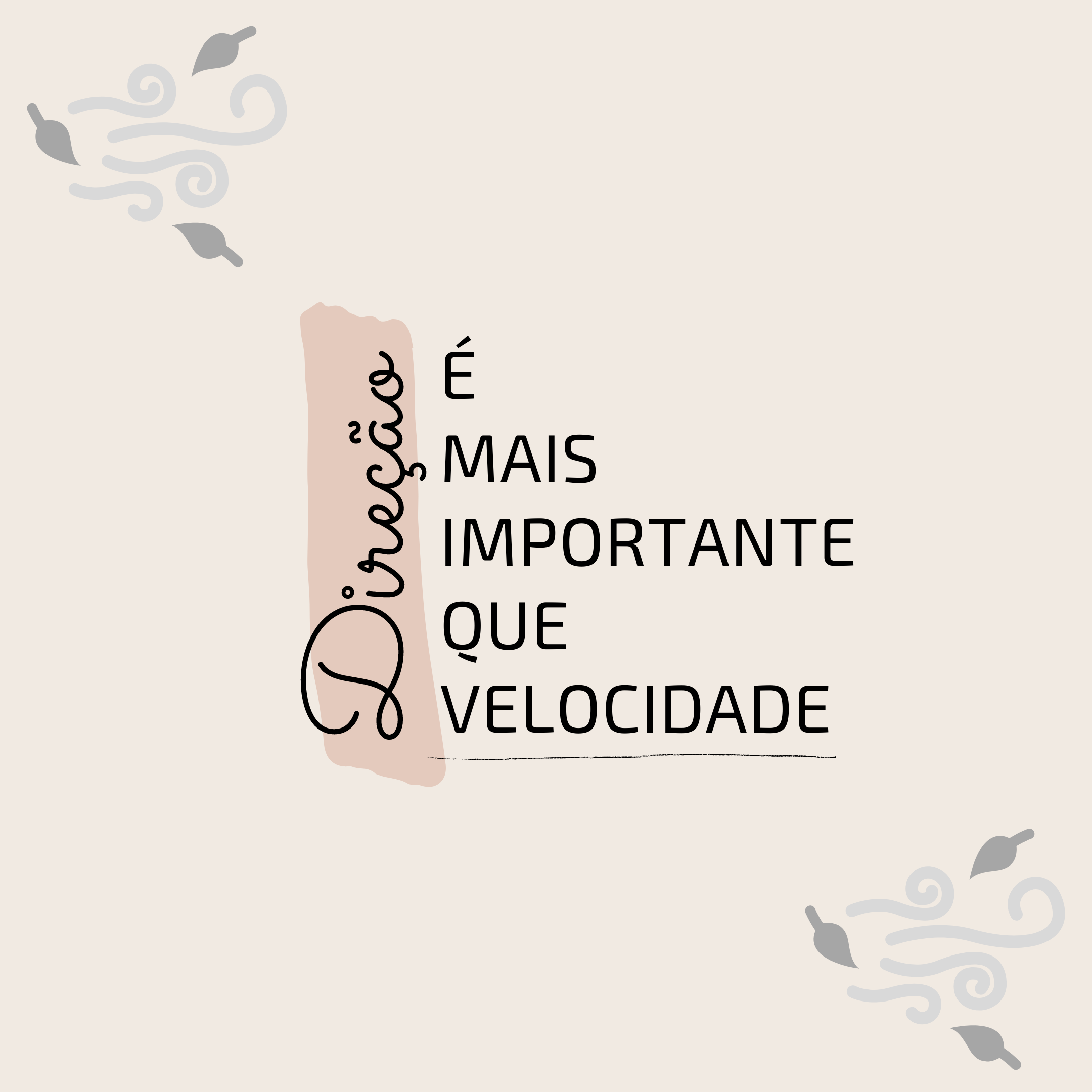 direção vs velocidade no trabalho