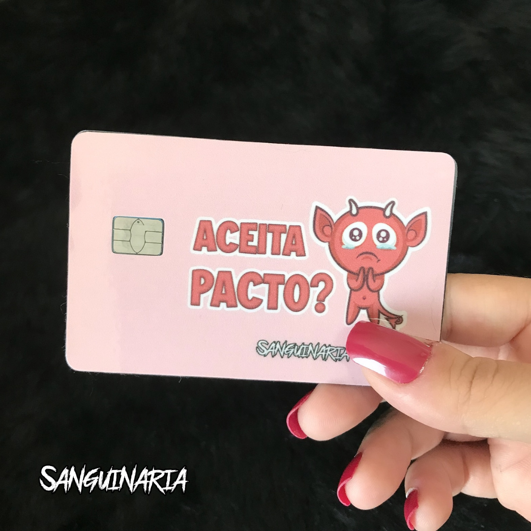 adesivo cartão Black Premium