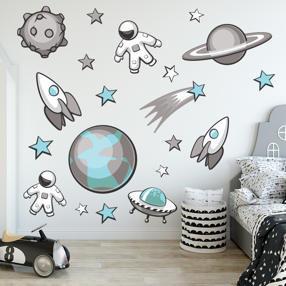 adesivo decorativo quarto de menino