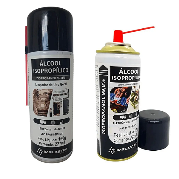 álcool isopropílico vs álcool comum para eletrônicos