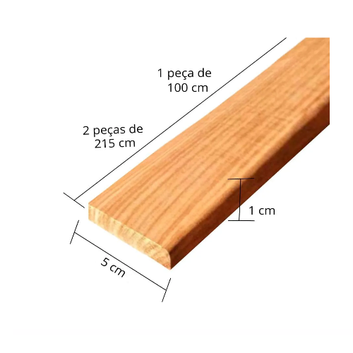 Alisar de porta 2.15m altura