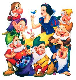 anões branca de neve png transparente