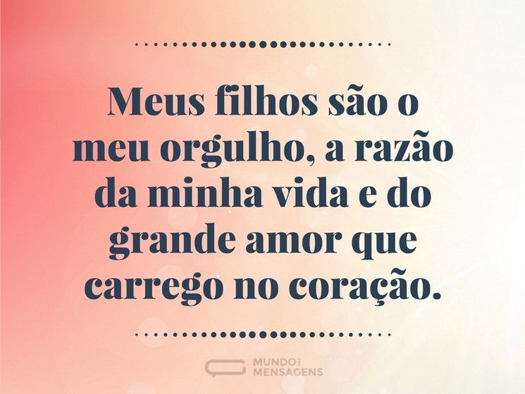 'Aos filhos