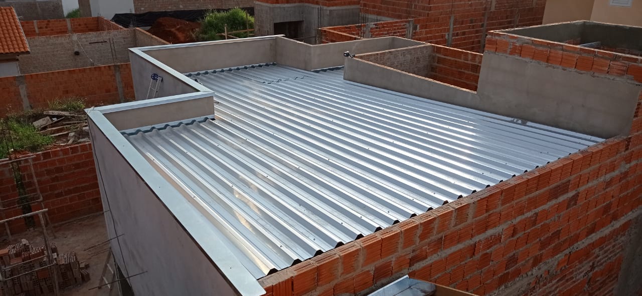 construção casa retangular