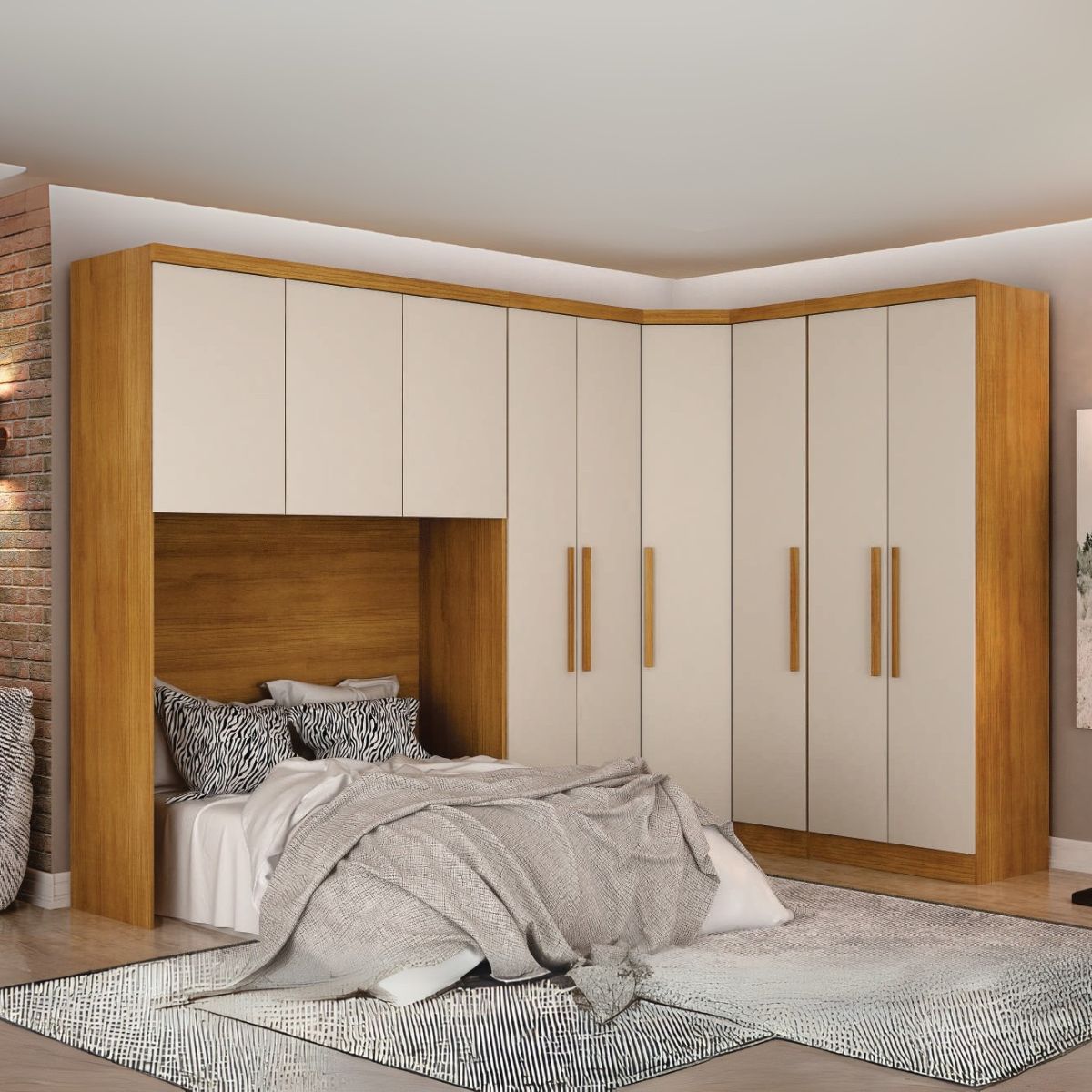 armário modulado para quarto de casal