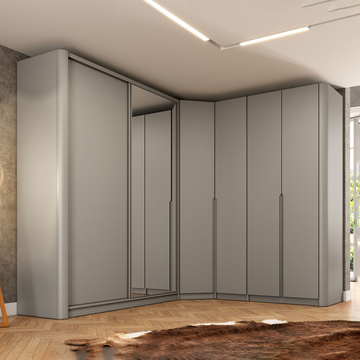 guarda-roupa modulado de canto
