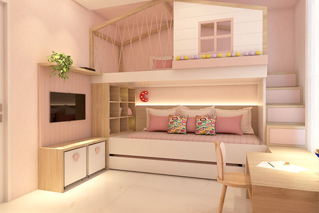 arquitetura quarto infantil
