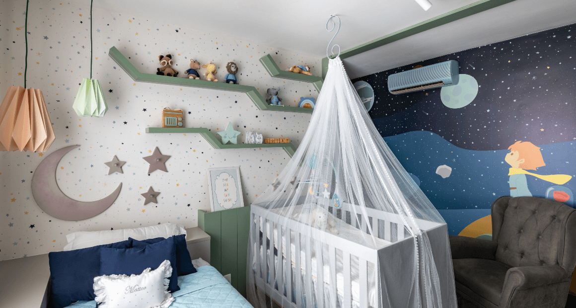 como otimizar espaço em quarto infantil pequeno