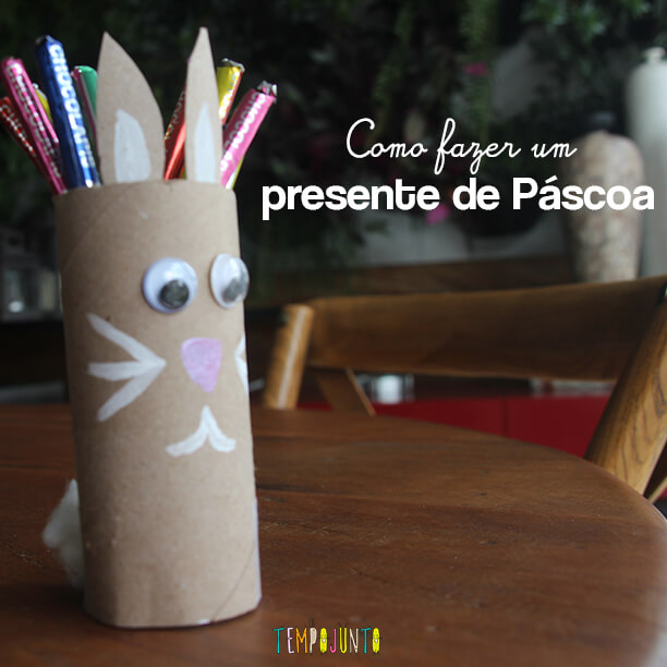 Decoração de Mesa de Páscoa: DIY com Rolos de Papel