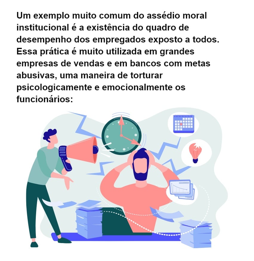 exemplos de assédio moral no trabalho para mulheres