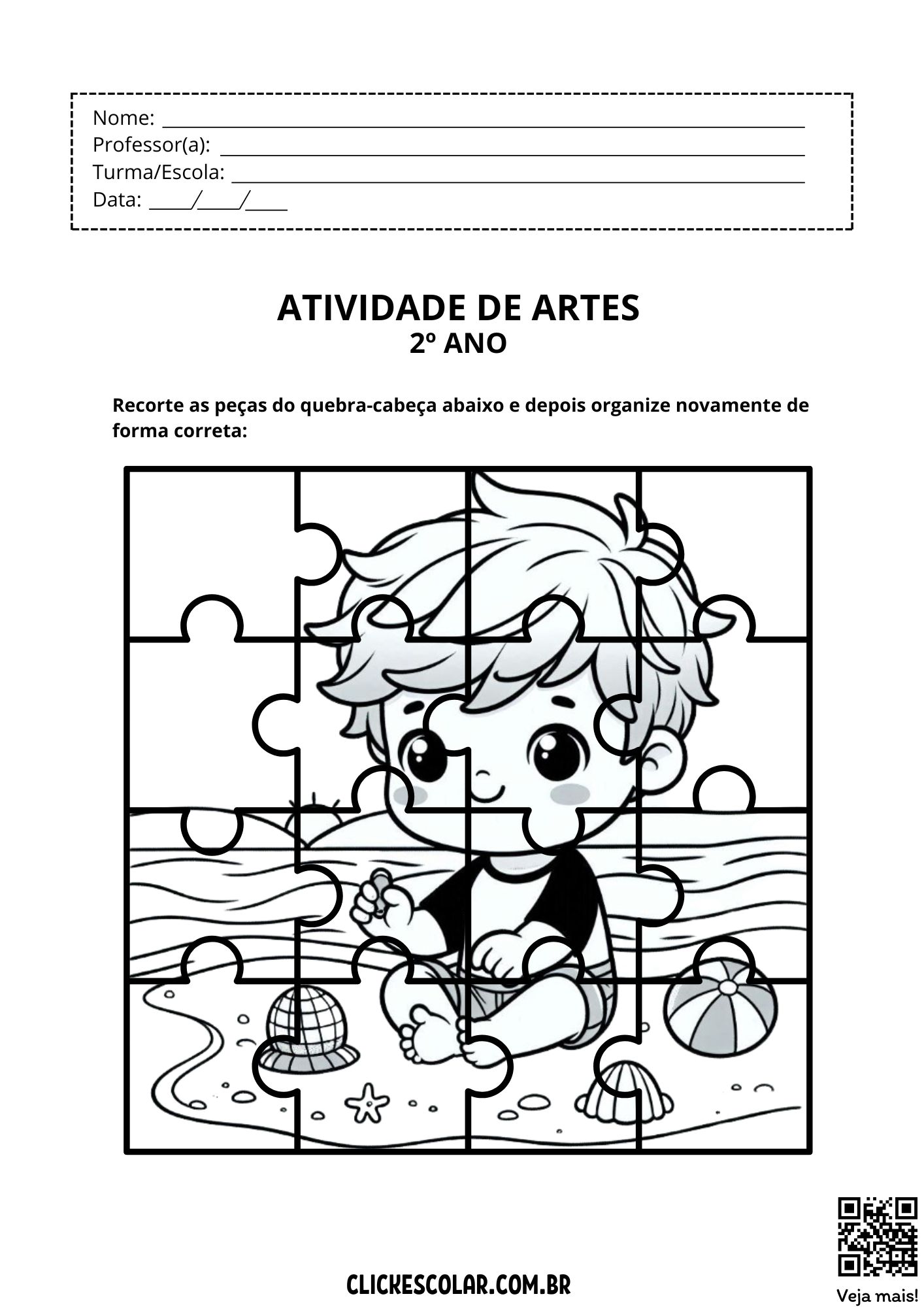atividades de arte para crianças de 7 anos