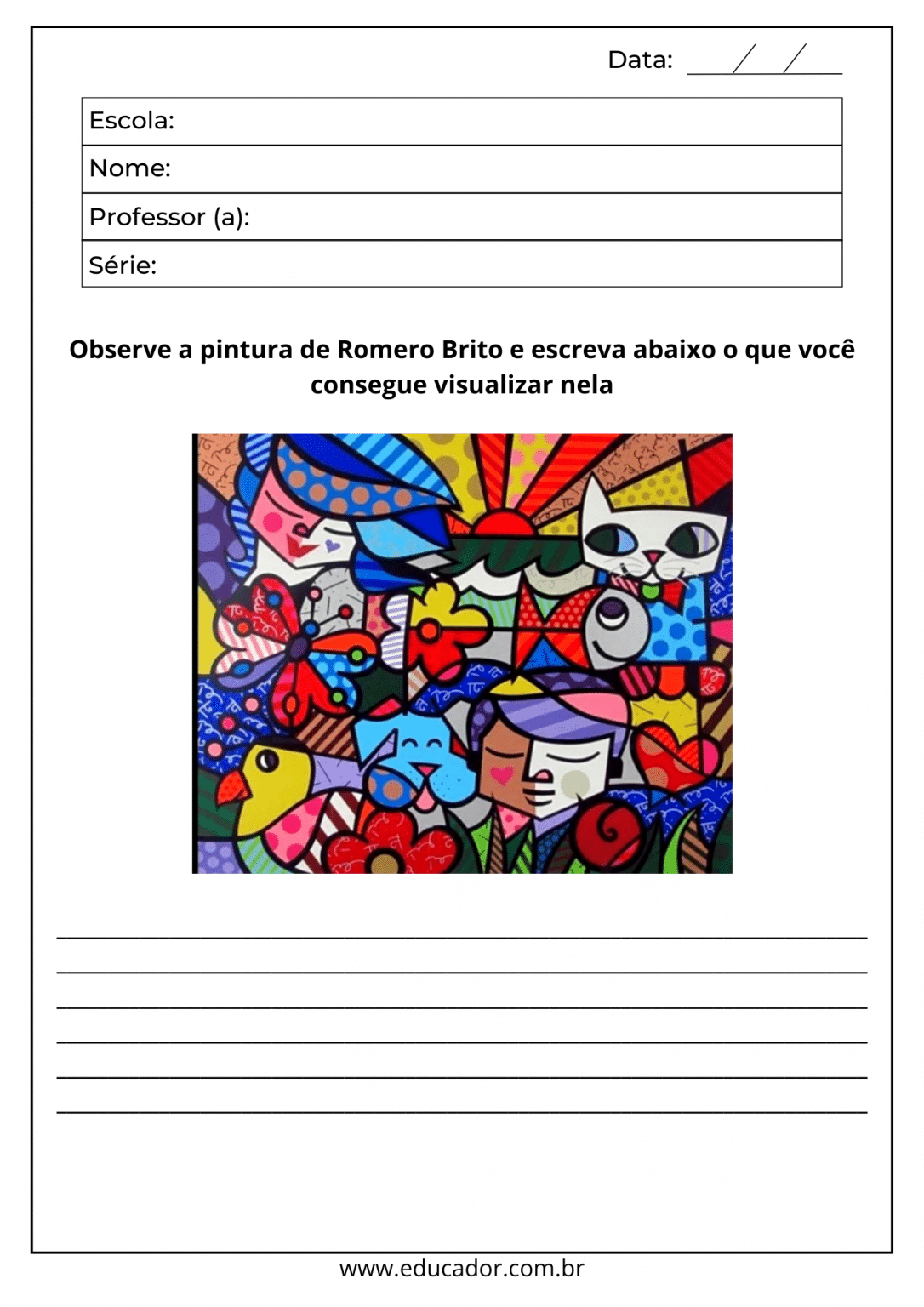 atividades de arte para crianças de 7 anos