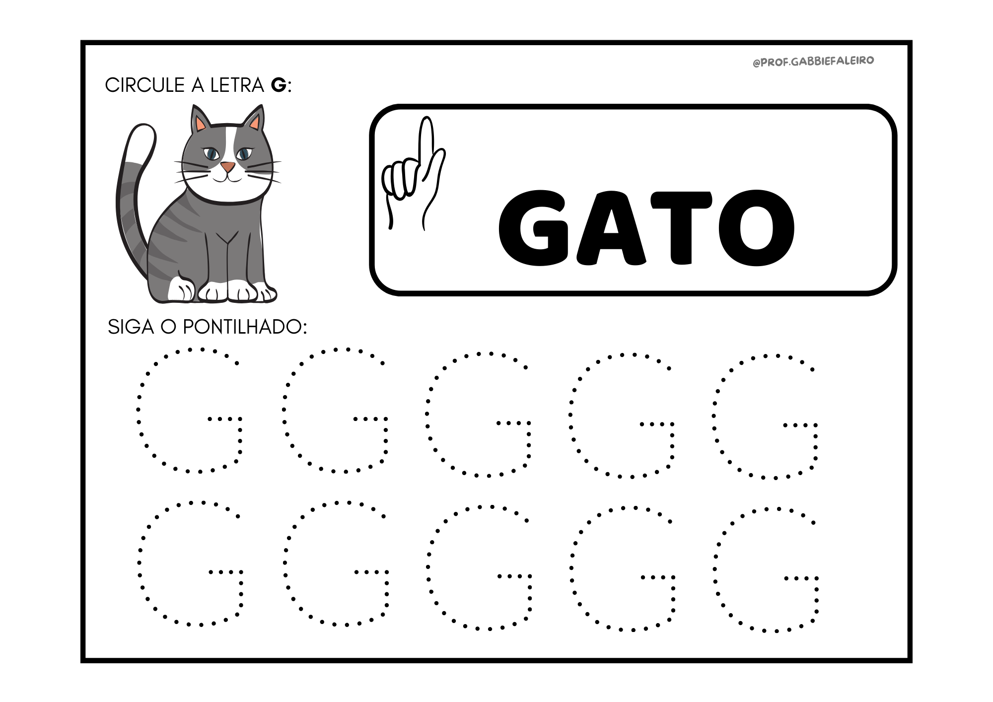 folhas de pontilhado letra e