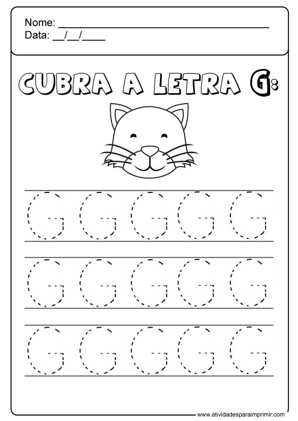 atividades lúdicas letra e pontilhado