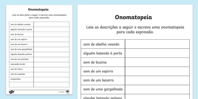 jogos de onomatopeia para crianças