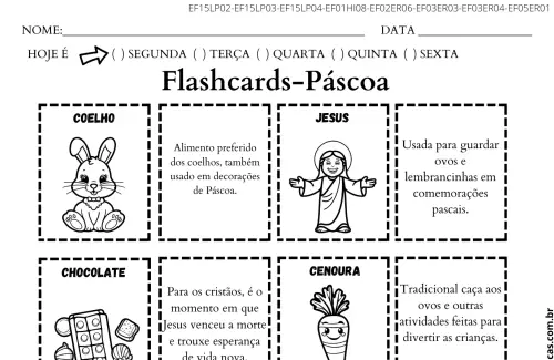 atividades de páscoa para imprimir