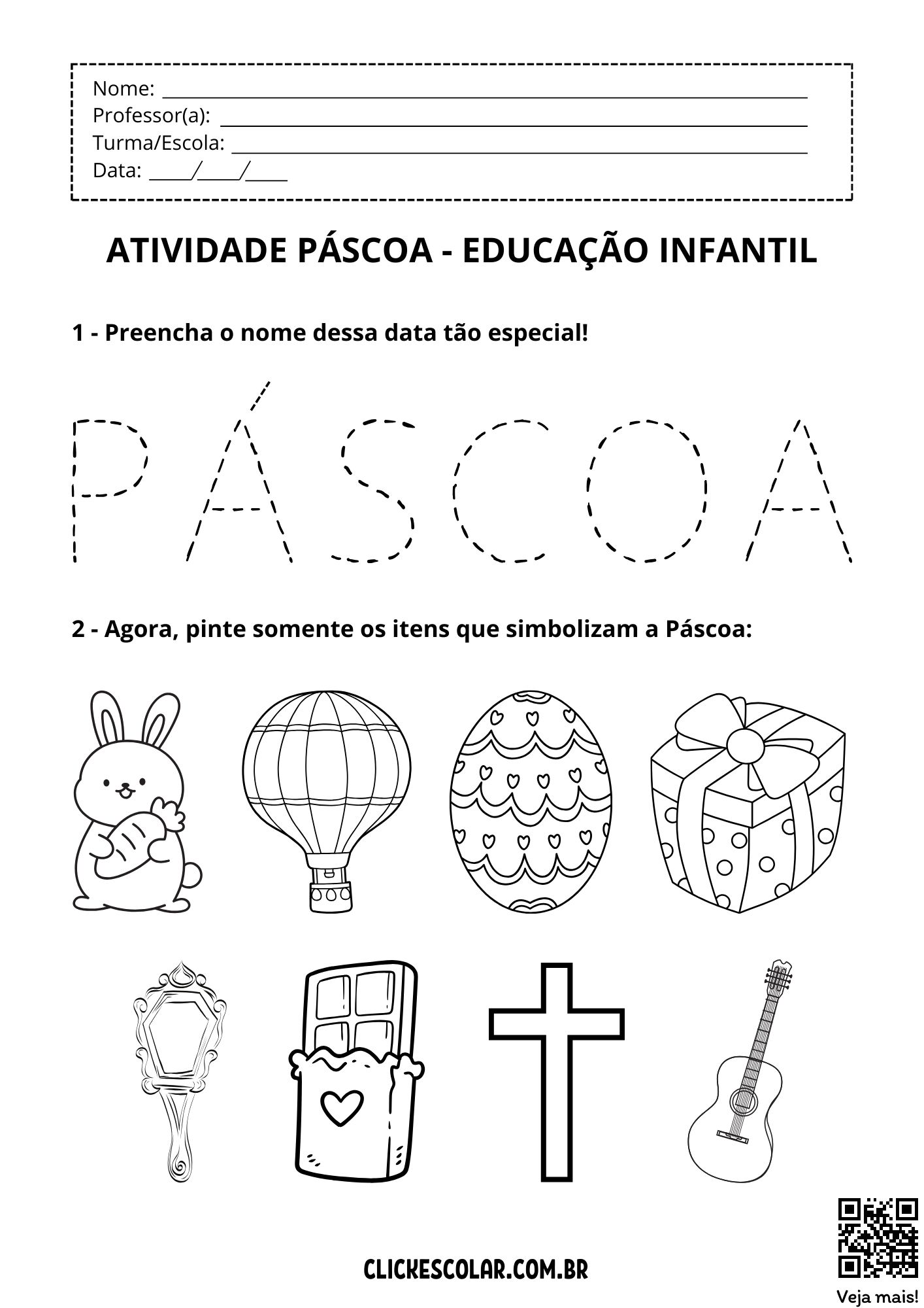 Atividades de Páscoa Cristã para Ensinar o Verdadeiro Significado da Data