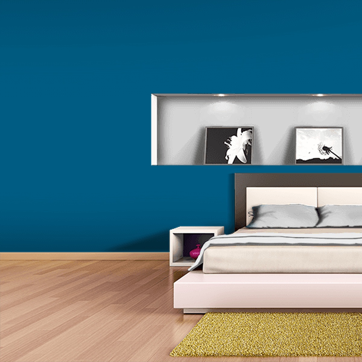 azul para decoração