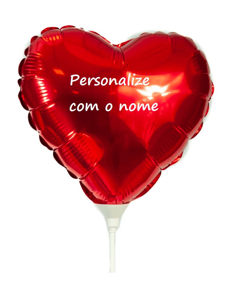 Kit decoração romântica balão coração